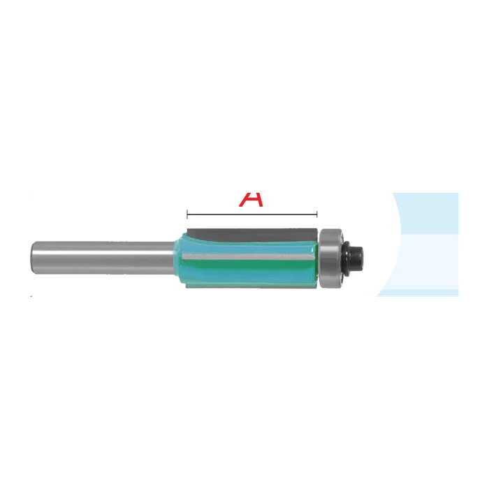 DCA Straight Router Bit with Bearing
