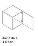 Wardrobe Joint Unit — 1 Door, 600 mm