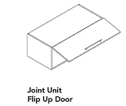 Wardrobe Joint Unit — Flap Door, 400 mm