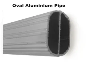 Oval Aluminium Hanging Rail